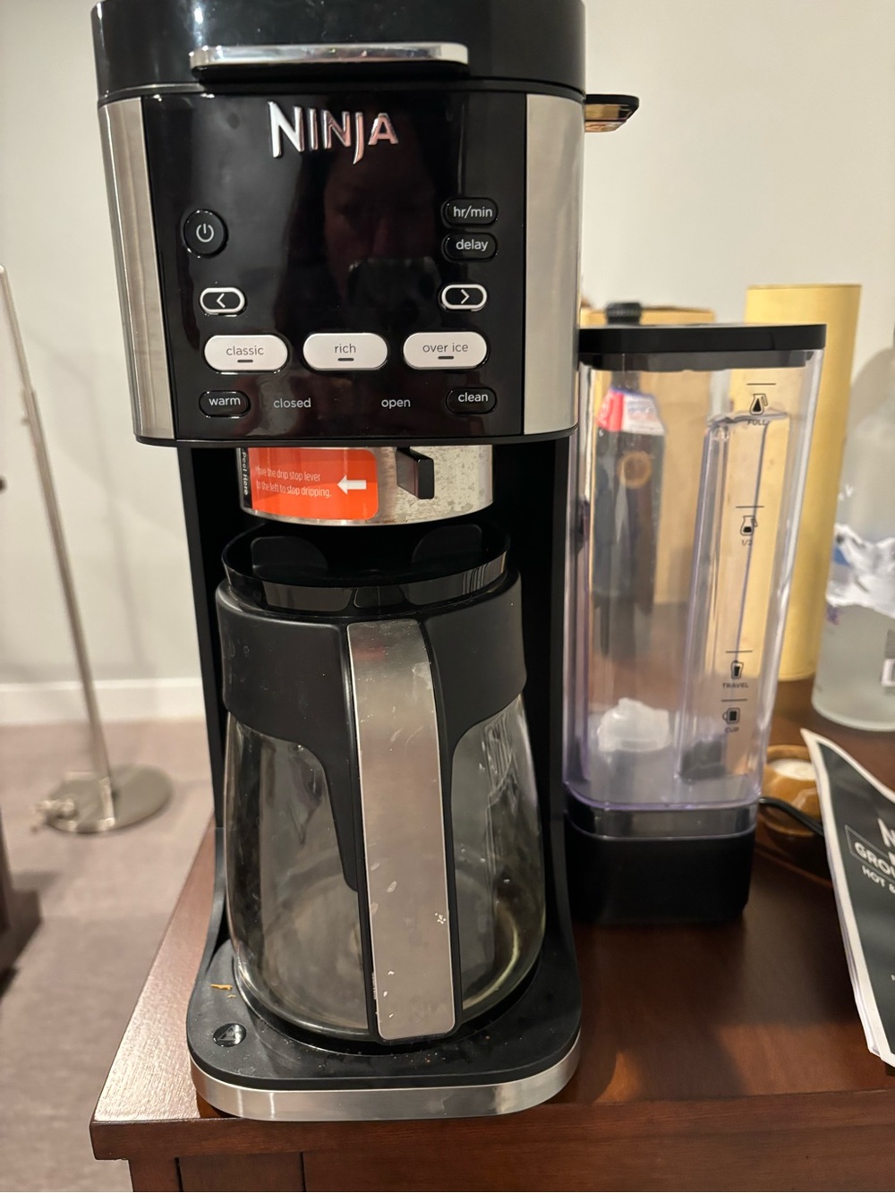 Ninja Black Coffee Maker - Sleek Black Dual Brew